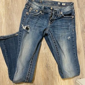 Miss me blue jeans size 25